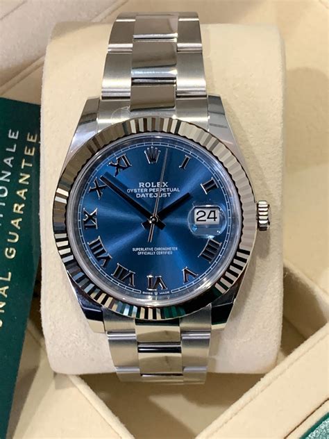 rolex datejust blue dial movement|blue face rolex date just.